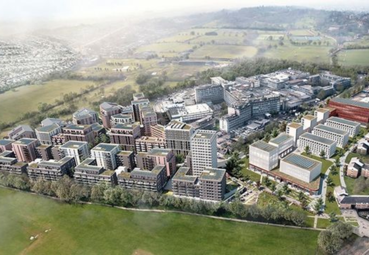 Planned regeneration scheme of Northwich Hospital site in Brent