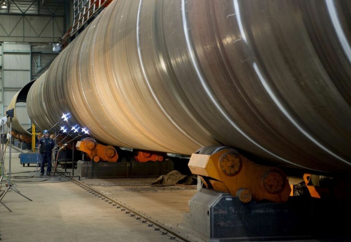 Steel monopiles will be built on Teesside