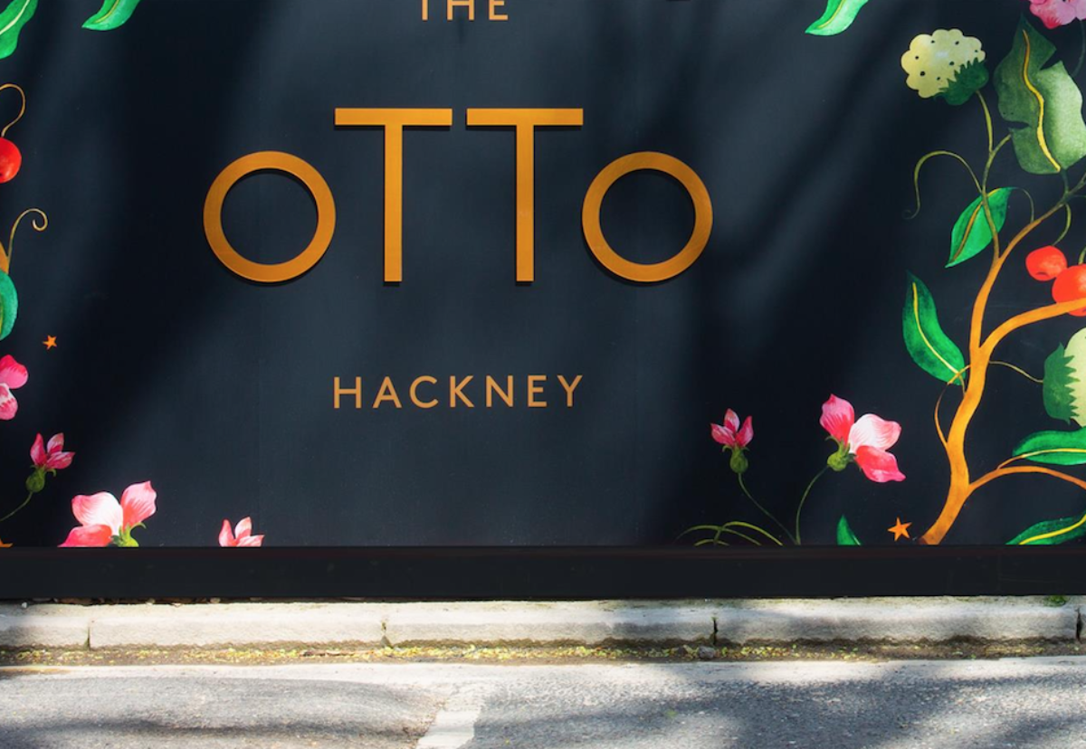 Steve Edge Design has helped the Otto resi development in Hackney where McLaren is main contractor become a local feature during construction