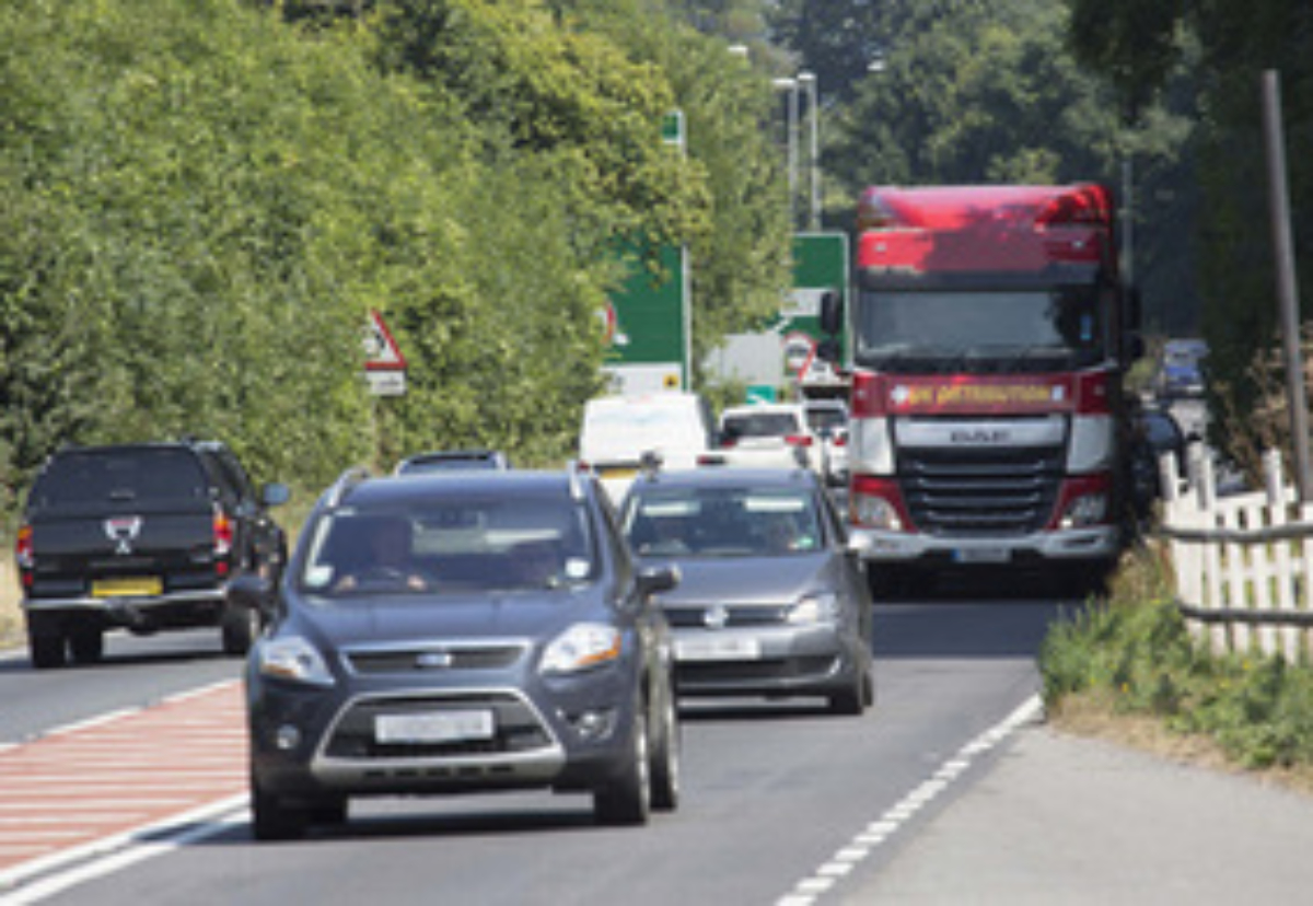 The single carriageway section of the A303 between Sparkford and Ilchester. 