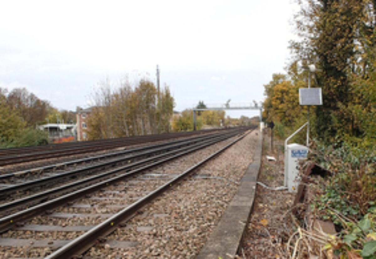 The scene of the fatal accident