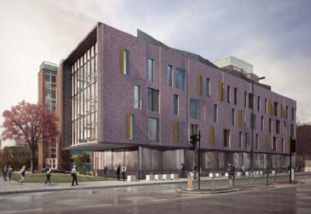 The University of Manchester has picked Willmott Dixon to expand the Schuster Building, home of the School of Physics and Astronomy. Pic courtesy of architect HawkinsBrown