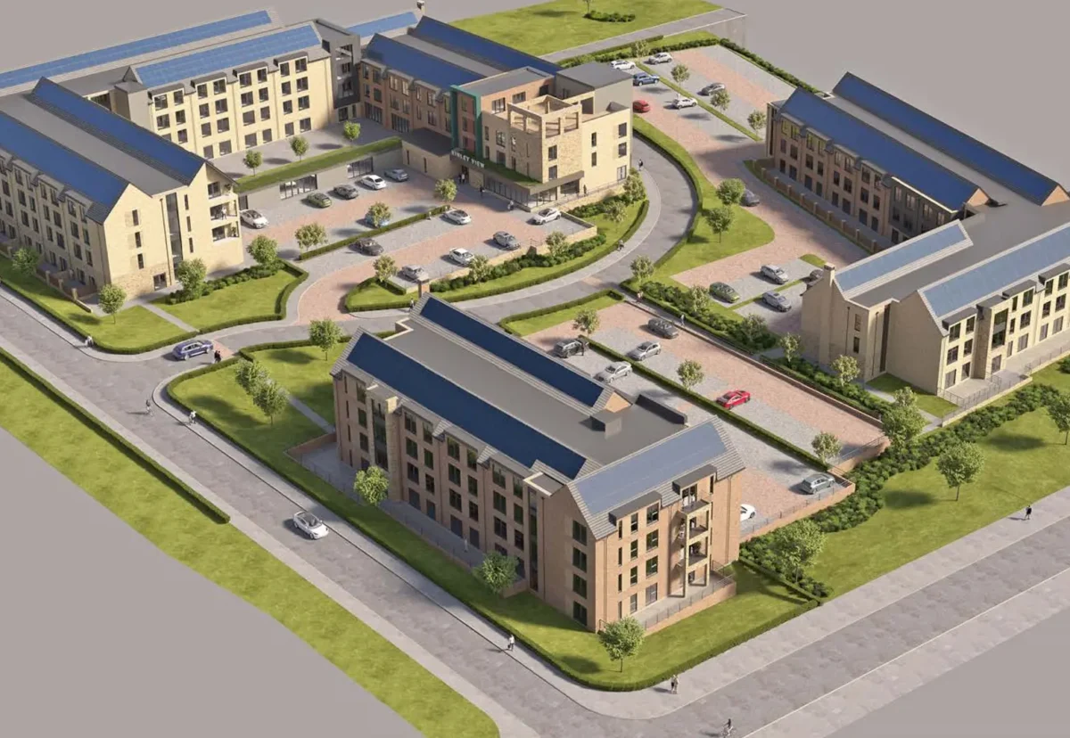 Karbon Homes Seaham Garden Village extra care scheme being delivered by Esh