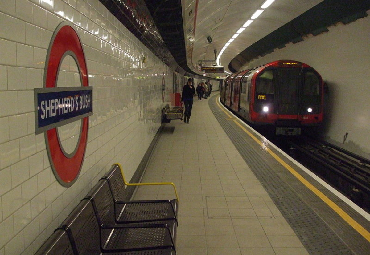 Masonry fell on the track near Shepherd's Bush station