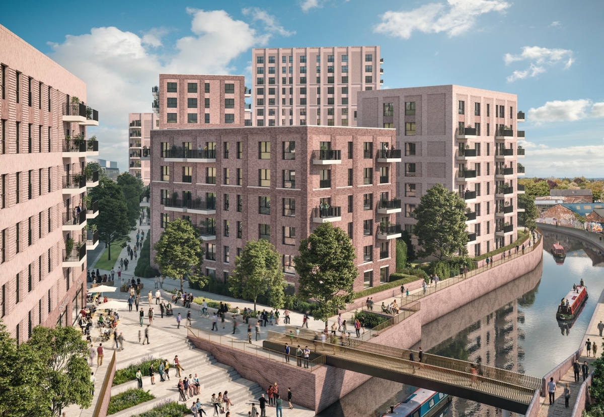 Soho Wharf will consist of a mix of town houses and flats