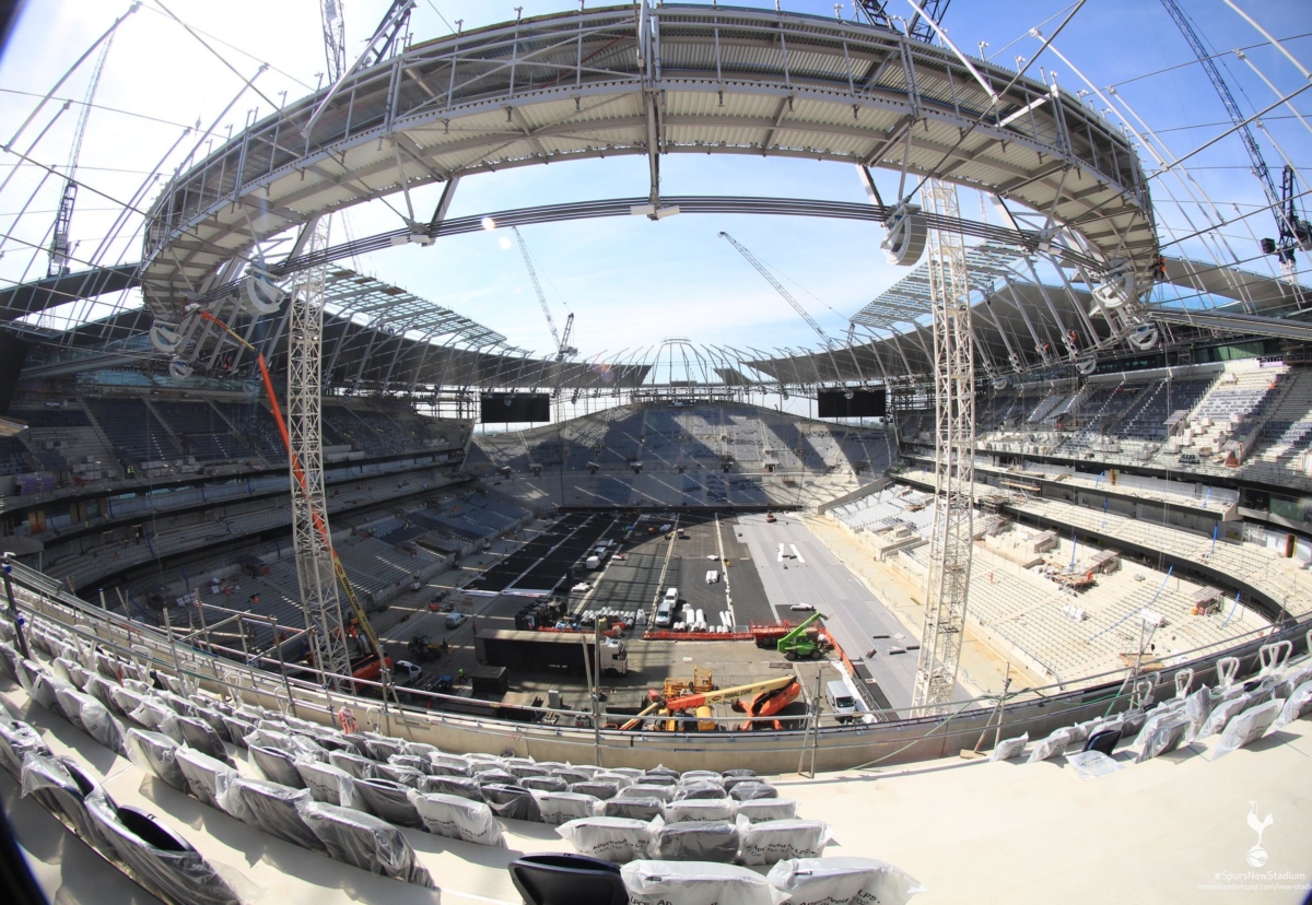 The latest stadium interior shots from the club's live webcam