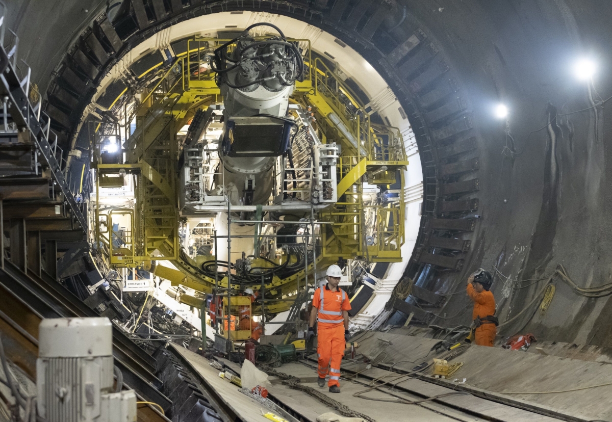 First of eight TBM's started central section drive last week amid concern about soaring costs in preparation works