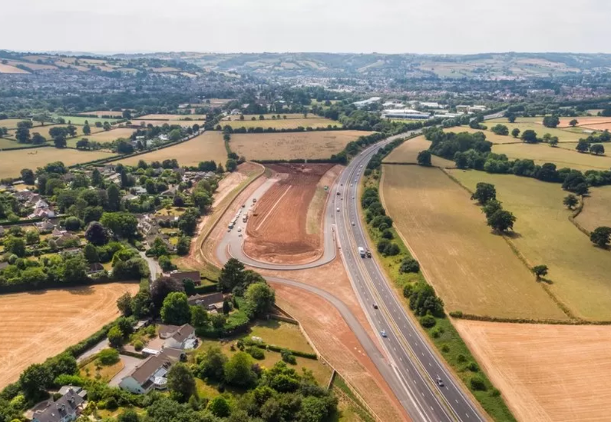 Completed first phase of two part junction scheme