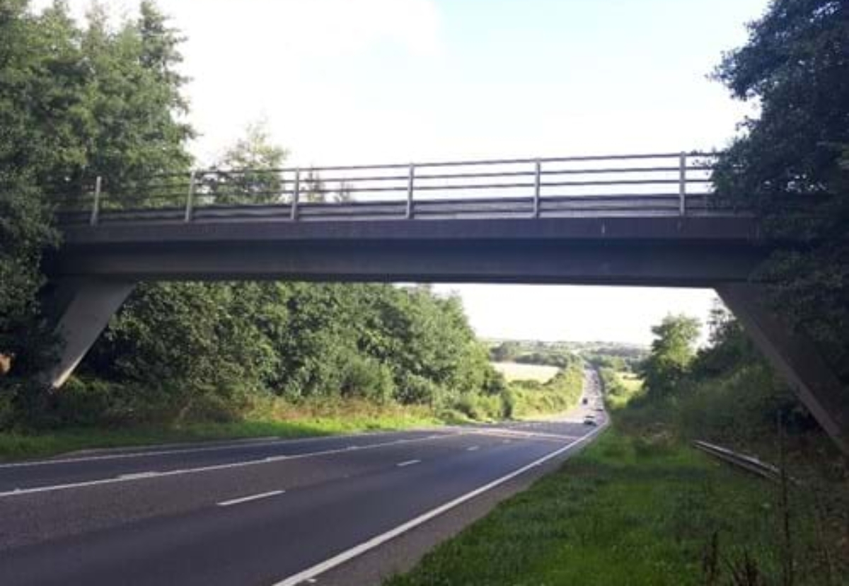 The existing Tolgroggan bridge which will be demolished