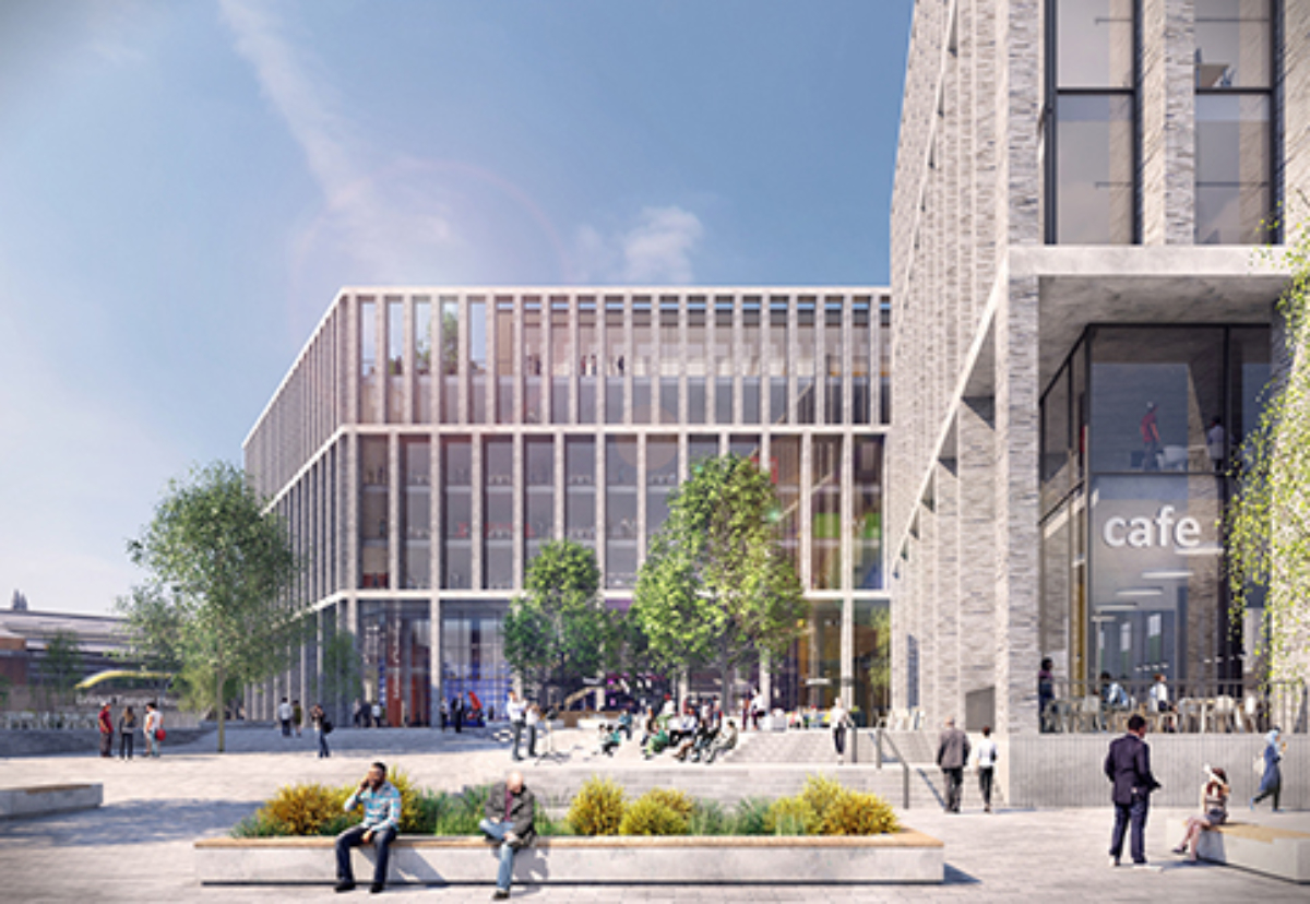 Cattle Market Road site, looking towards Bristol Temple Meads