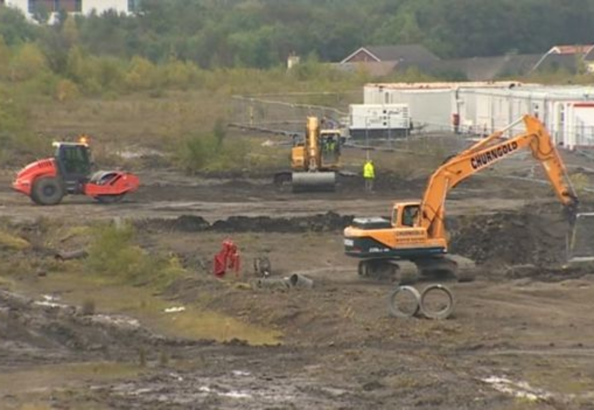 Kier has now started on site. Picture courtesy of the BBC