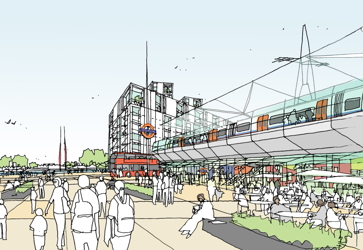 Project includes a new station at Barking Riverside