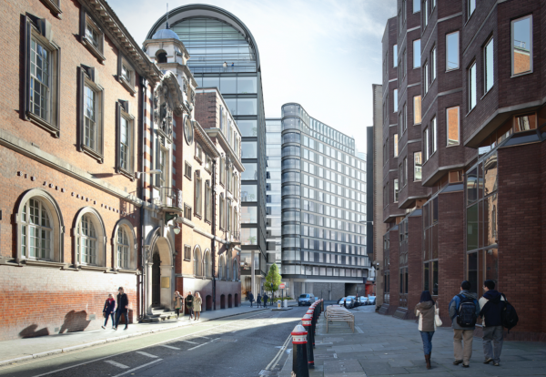 35 Vine Street scheme in the City of London for King's College University students