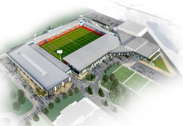 Plans for the stadium are currently facing a financial review